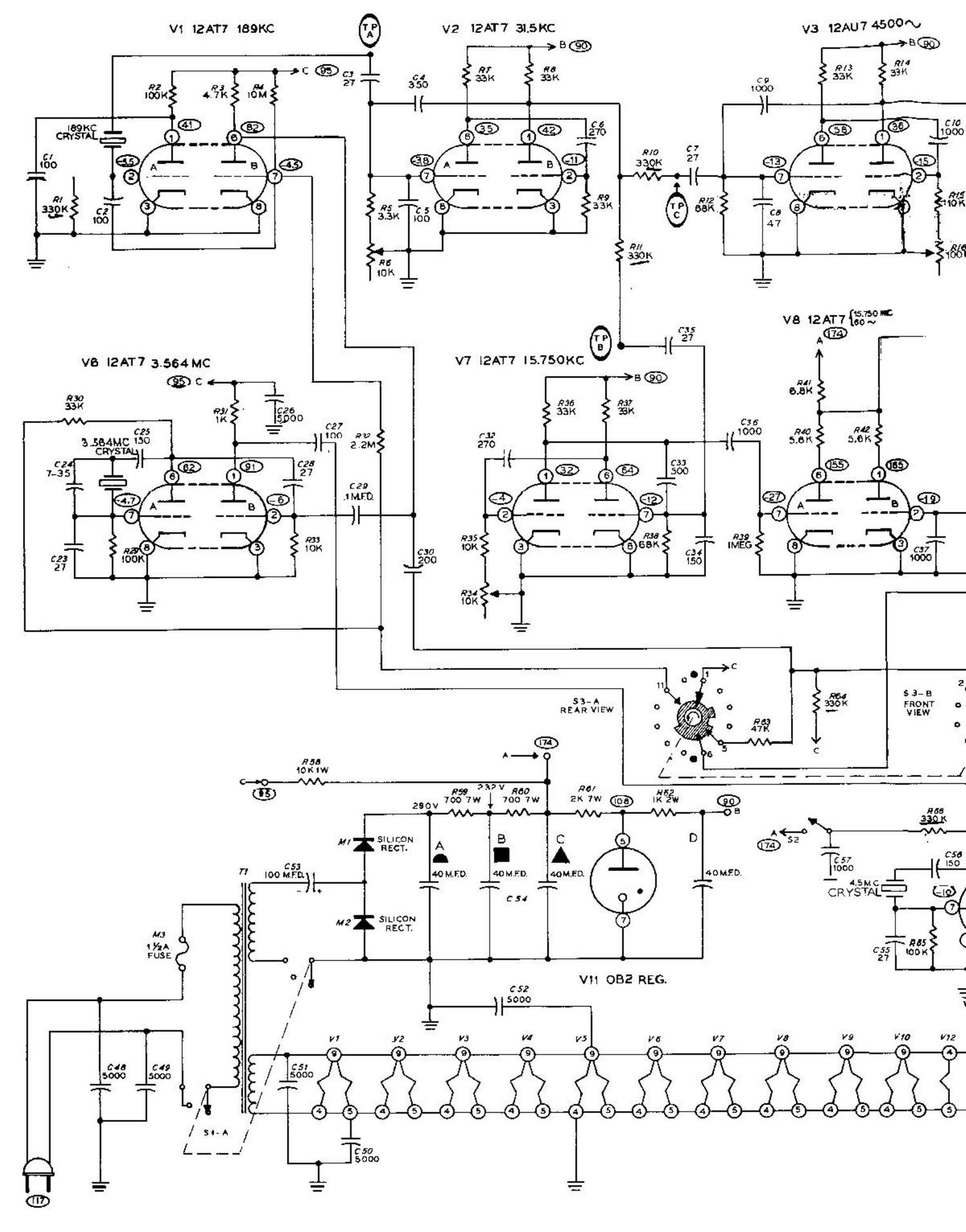 Heathkit IG 62 Schematic