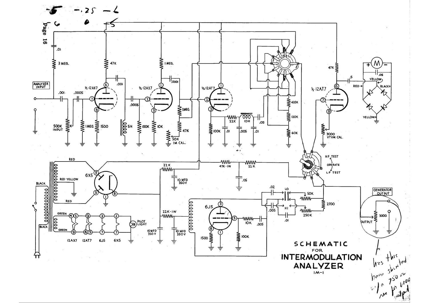 Heathkit IM 1 Schematic 2