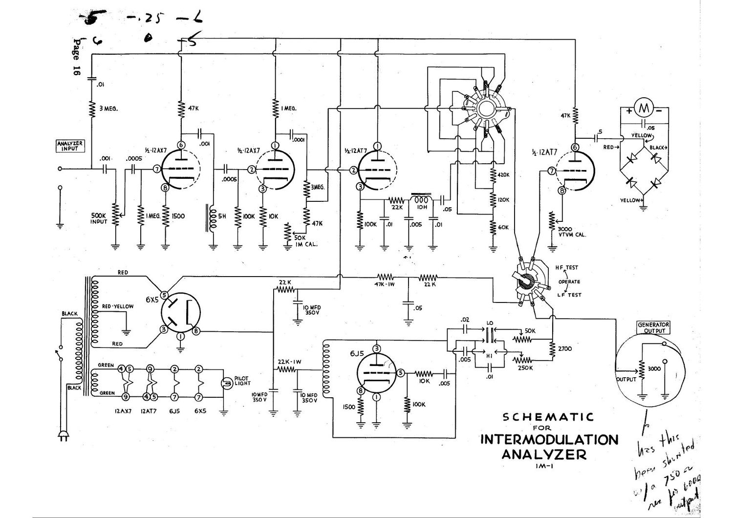 Heathkit IM 1 Schematic 2