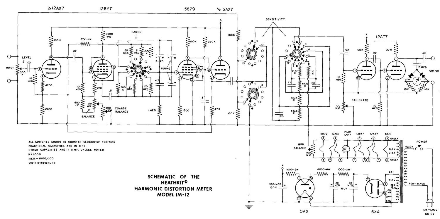 Heathkit IM 12 Schematic 2