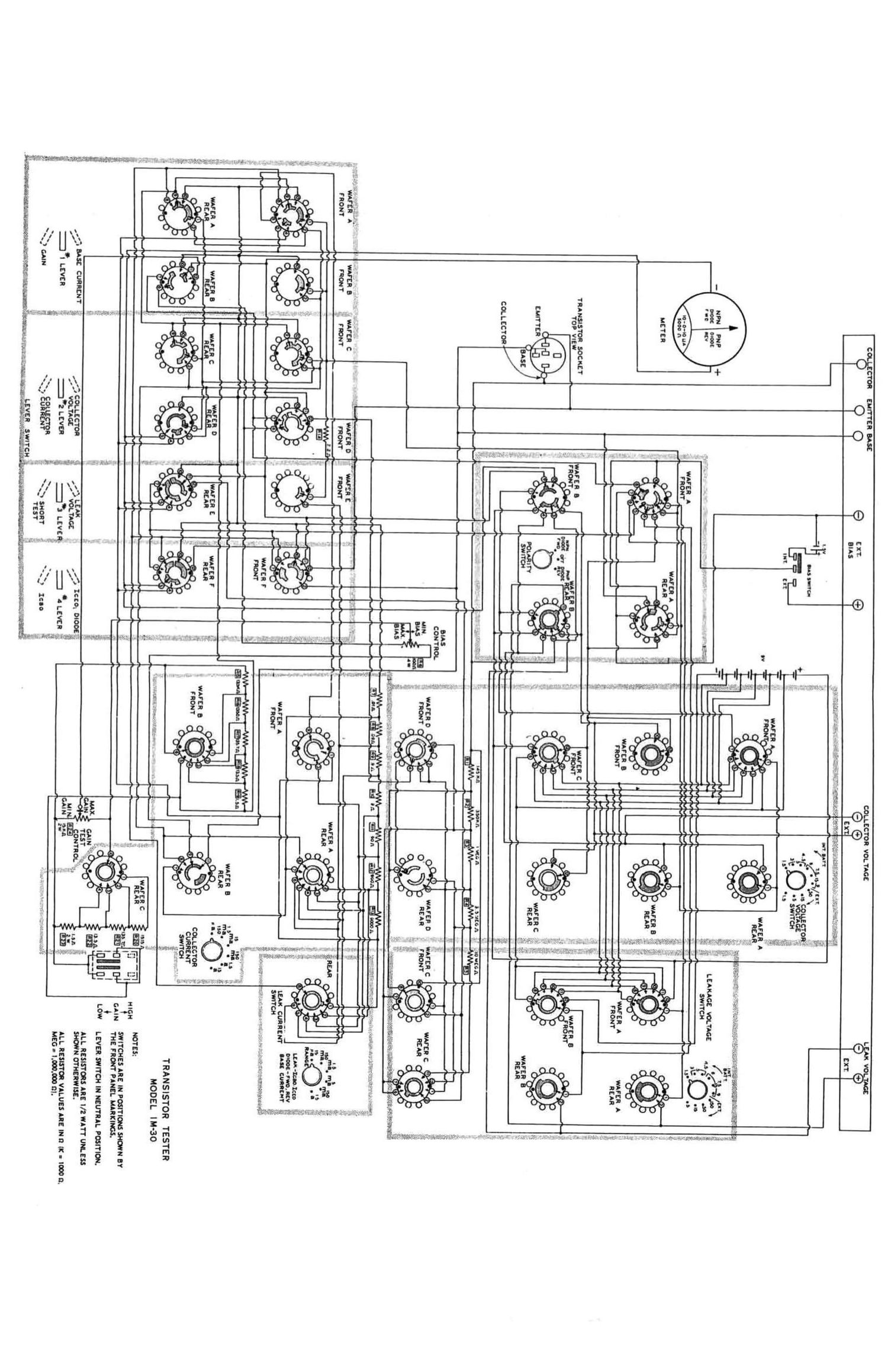 Heathkit IM 30 Schematic