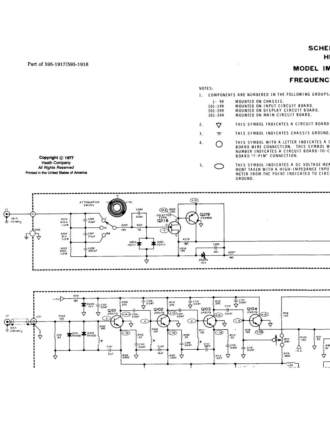 Heathkit IM 4120 Schematic