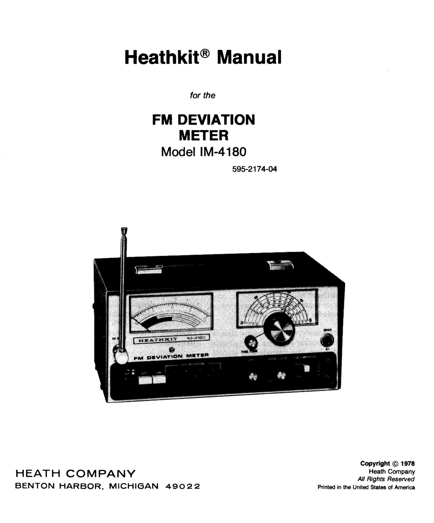 Heathkit IM 4180 Manual 2