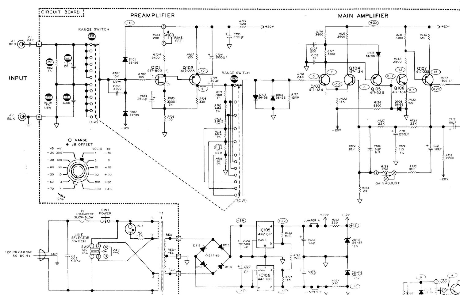 Heathkit IM 5238 Schematic