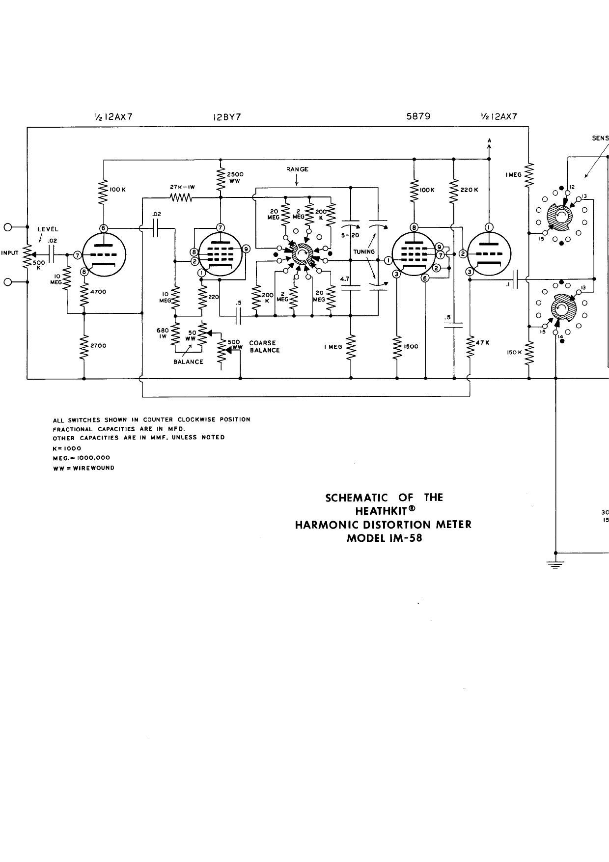 Heathkit IM 58 Schematic 2