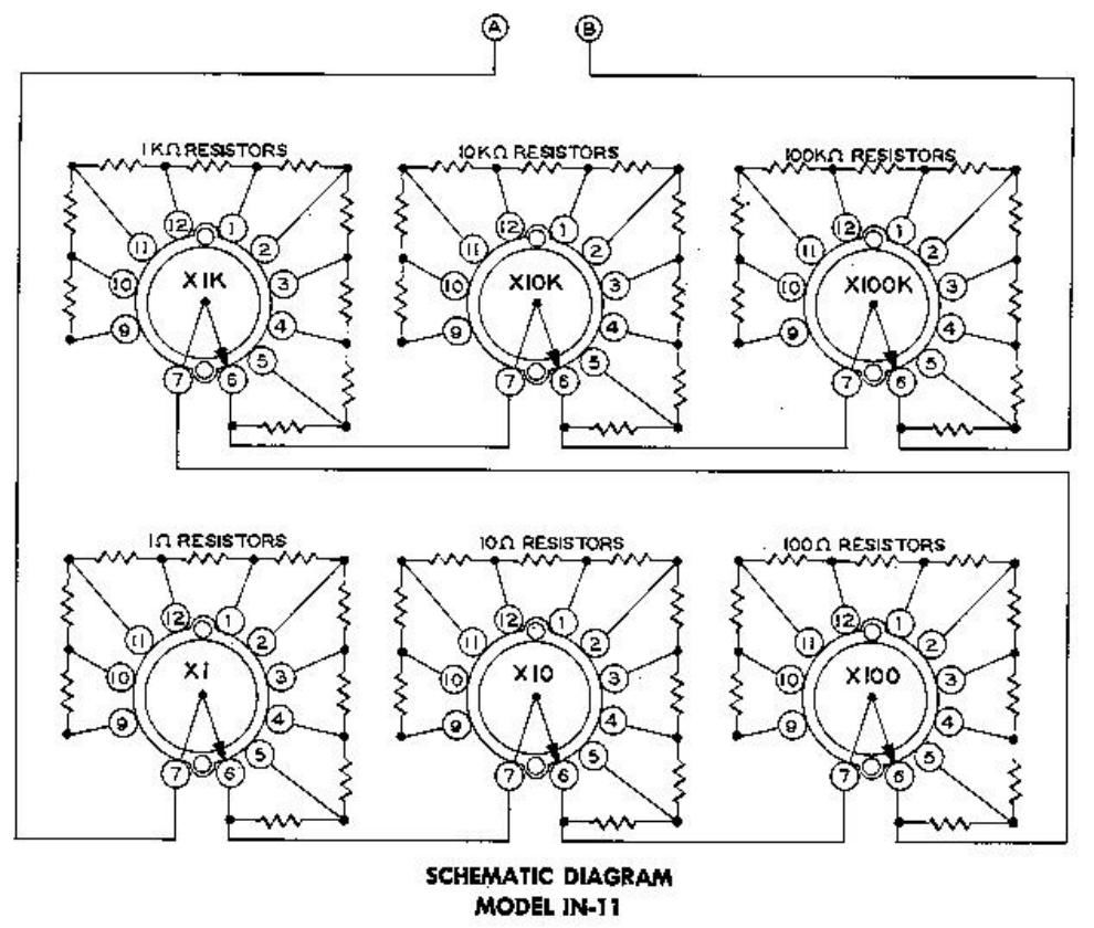 Heathkit IN 11 Schematic