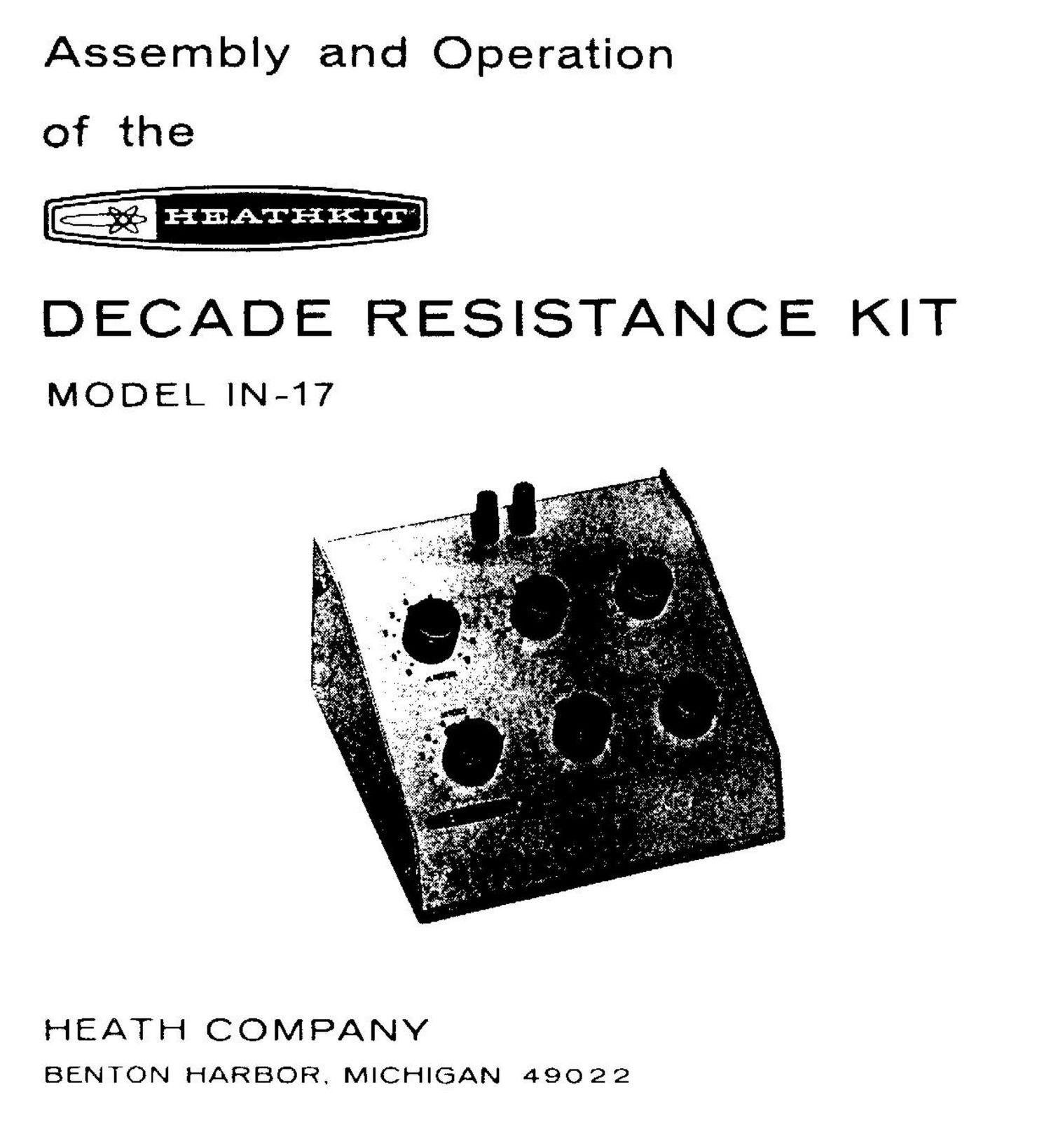 Heathkit IN 17 Schematic