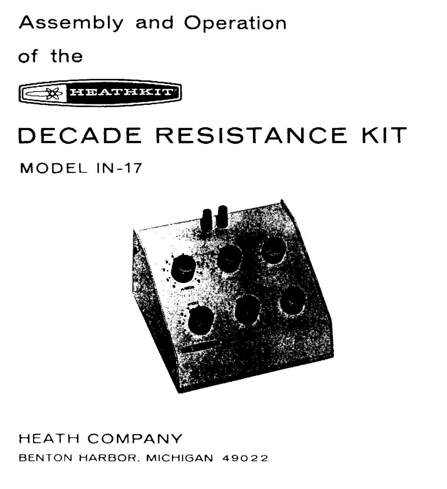 Heathkit IN 17 Schematic