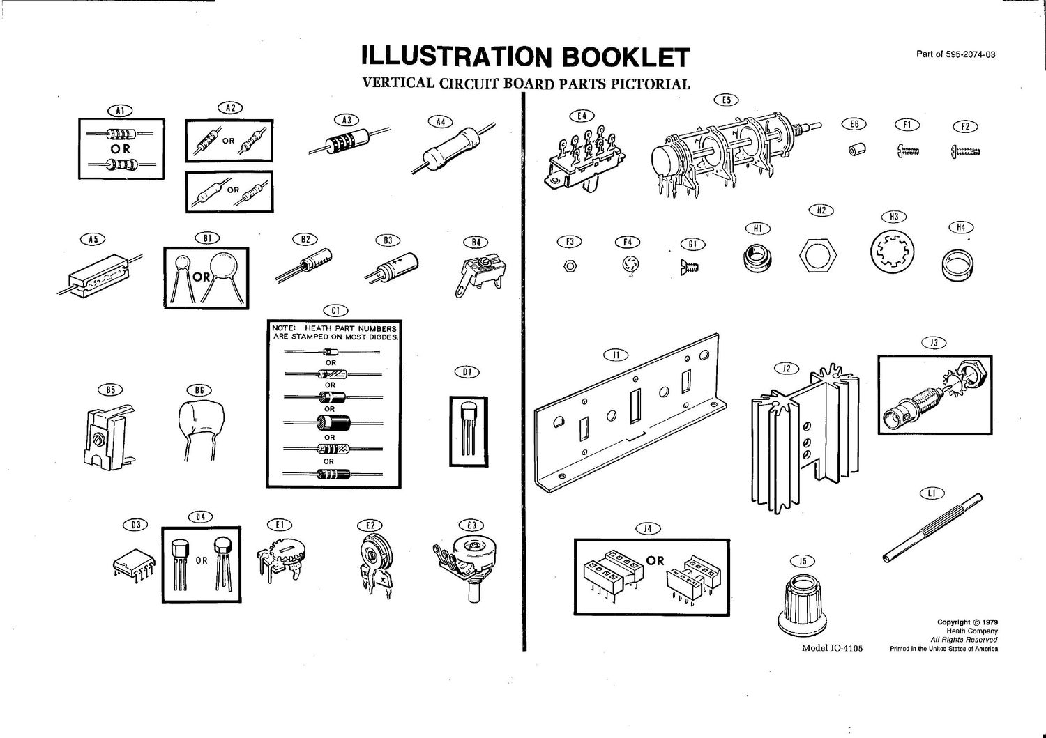 Heathkit IO 4105 Illustration Booklet