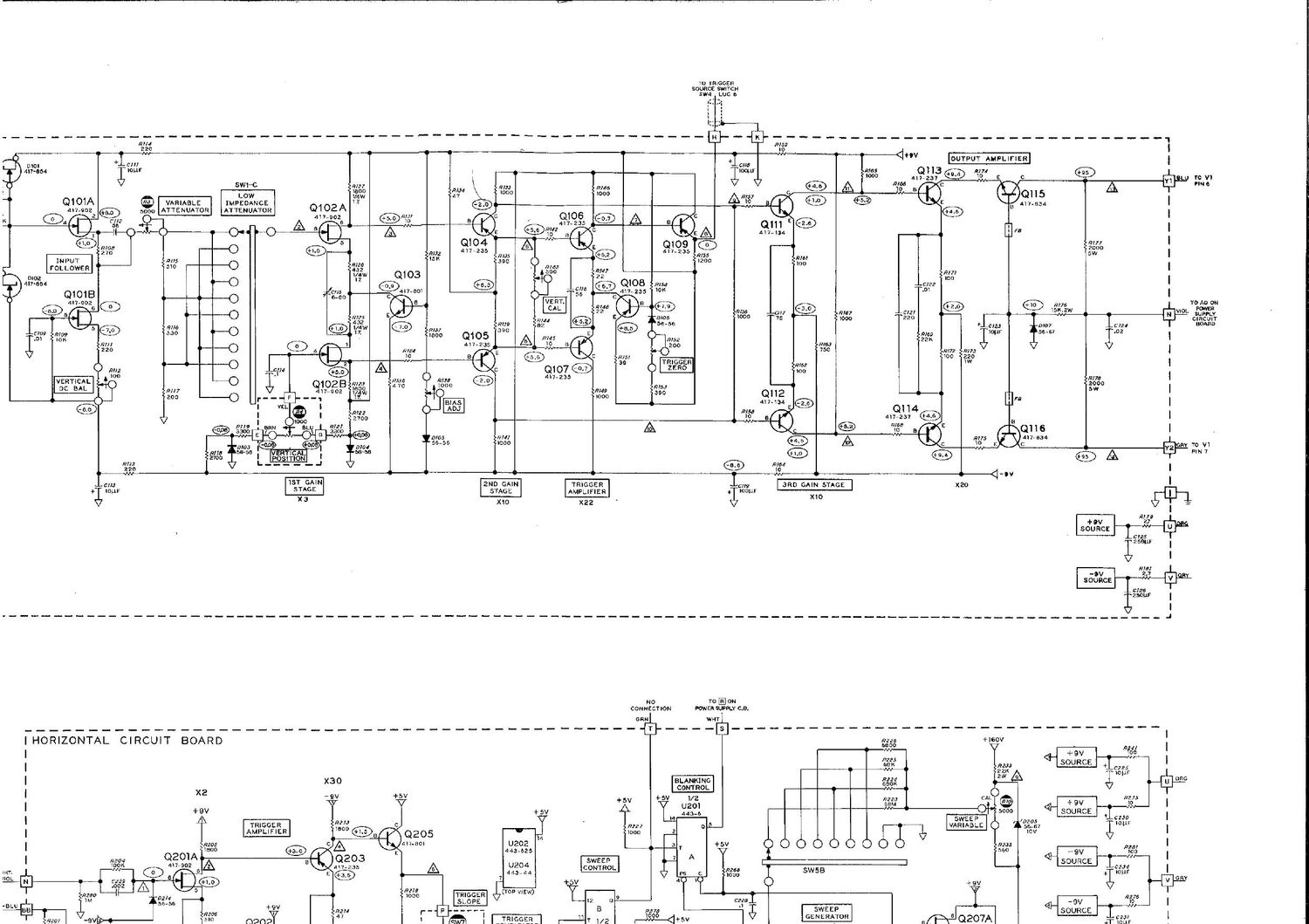 Heathkit IO 4105 Schematic