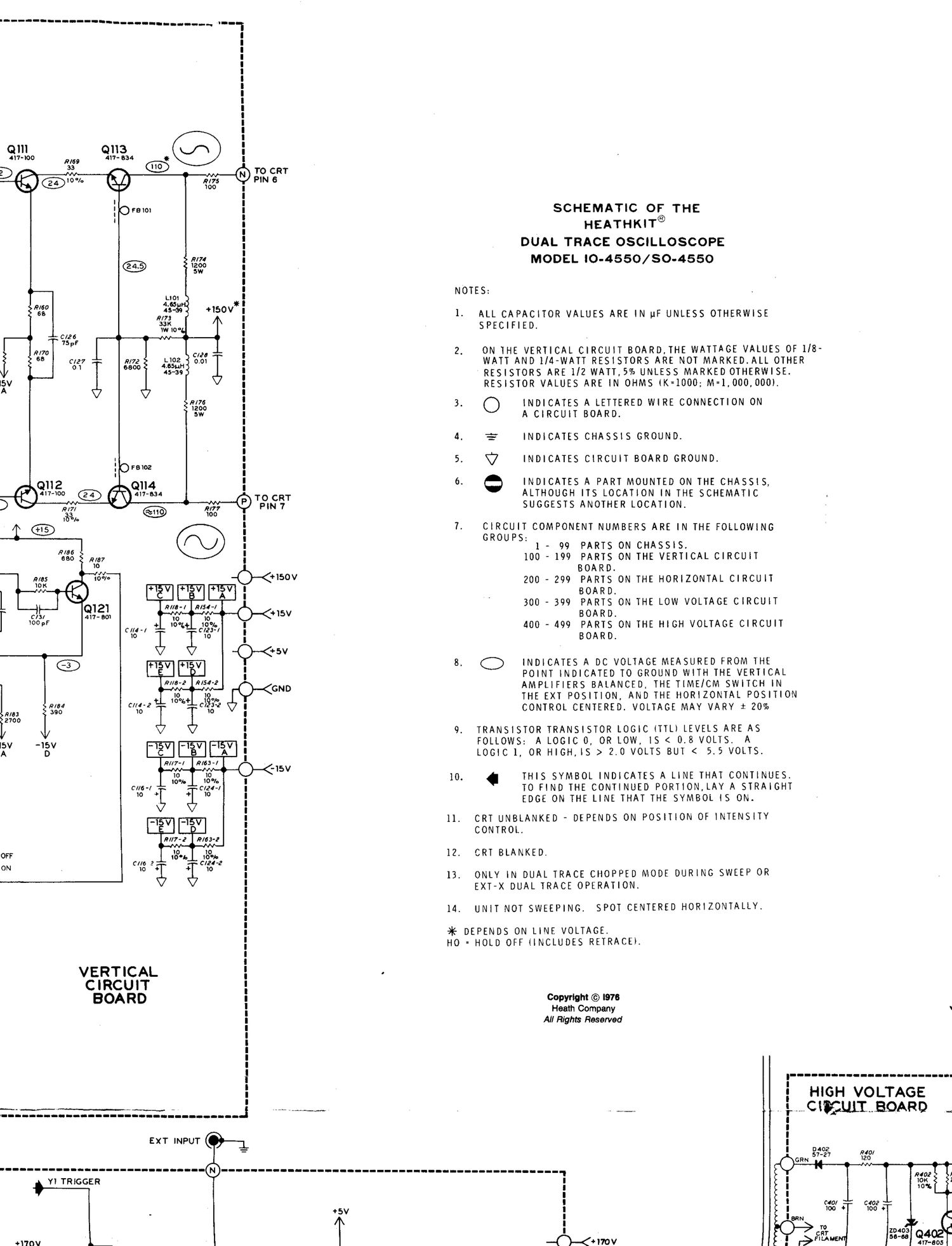 Heathkit IO 4550 Schematic 2