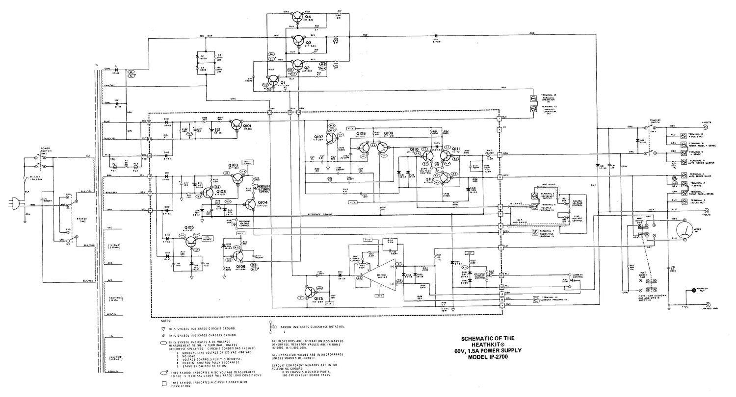 Heathkit IP 2700 Schematic