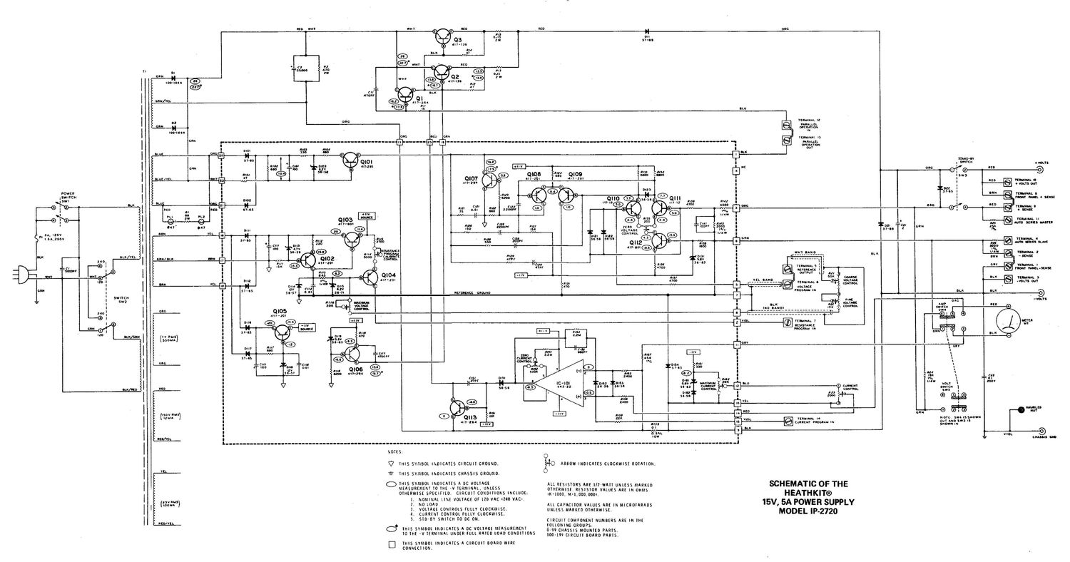 Heathkit IP 2720 Schematic