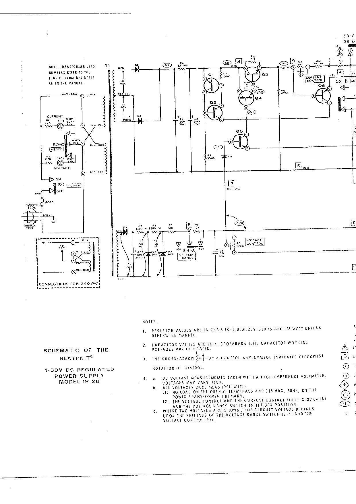 Heathkit IP 28 Schematic 2