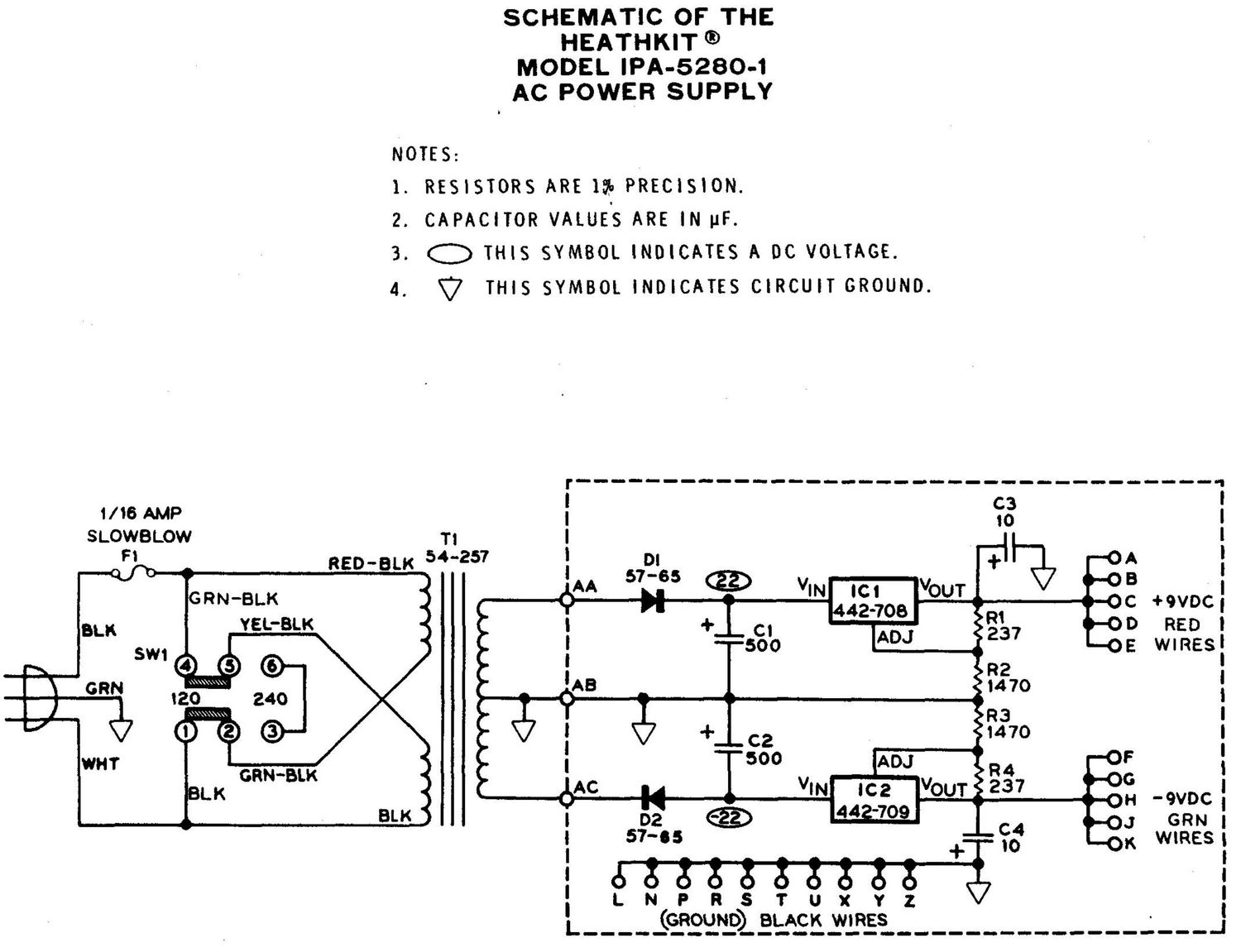 Heathkit IPA 5280 1 Schematic