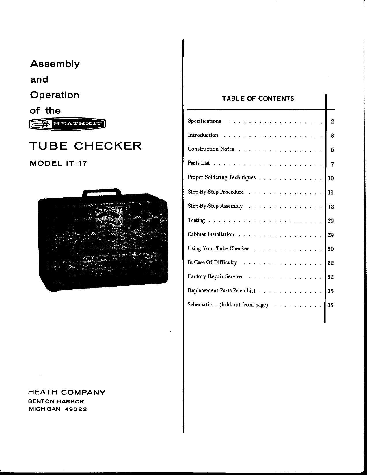 Heathkit IT 17 Manual 2