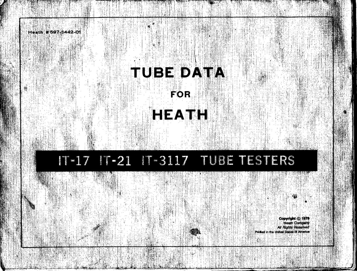 Heathkit Tube Data