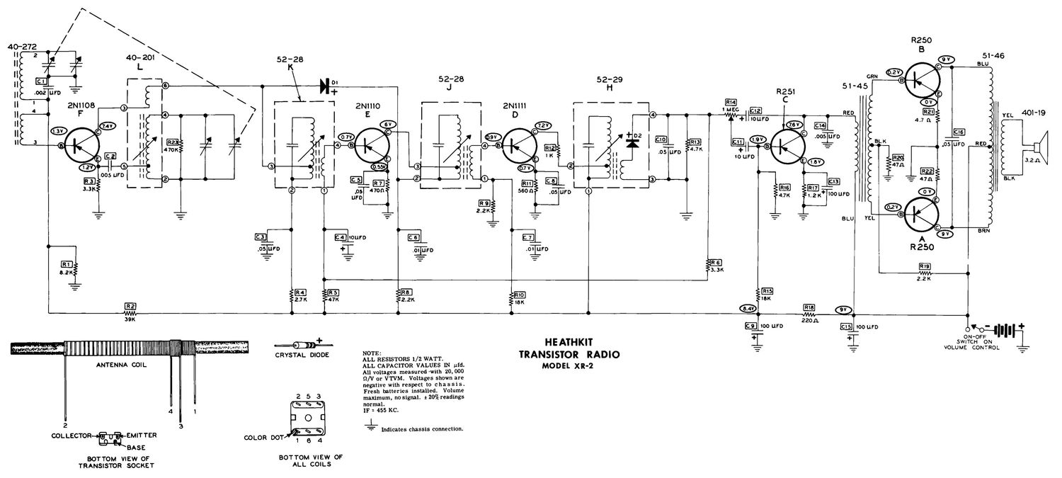 Heathkit XR 2 Schematic 2