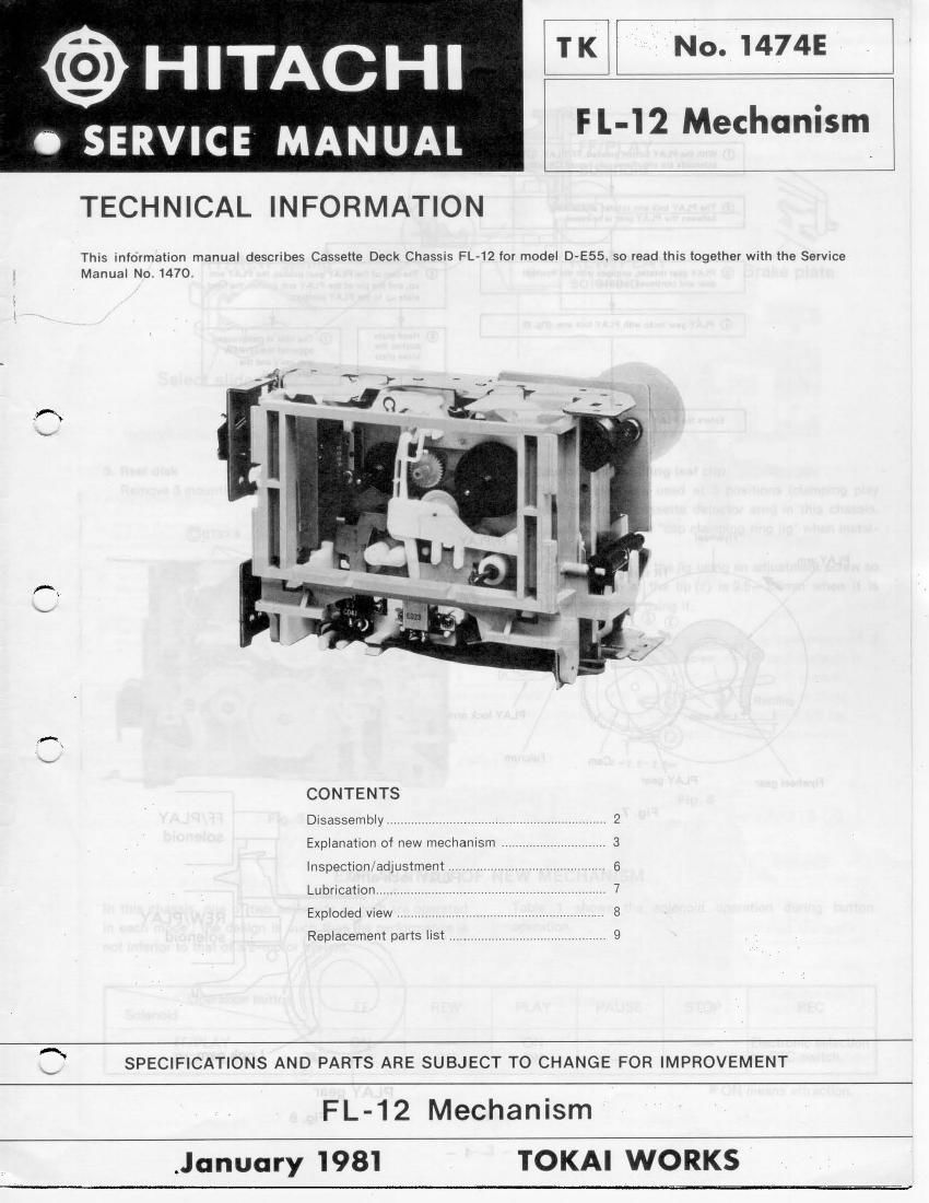 Hitachi DE 55 Technical Information 2