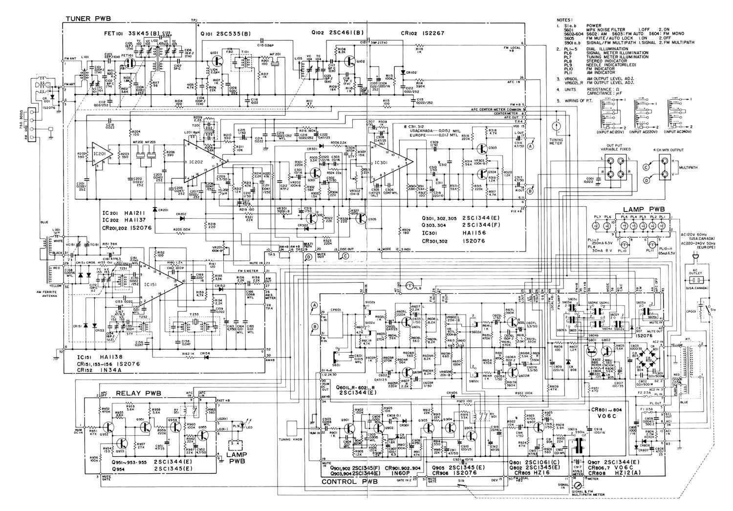 Hitachi FT 920 Schematic