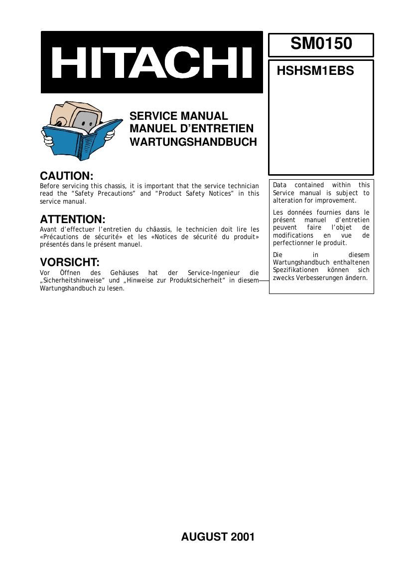 Hitachi HSHSM 1 EBS Service Manual