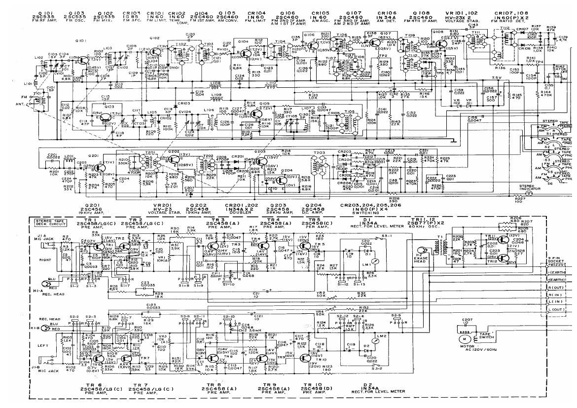 Hitachi KST 3400 Schematic