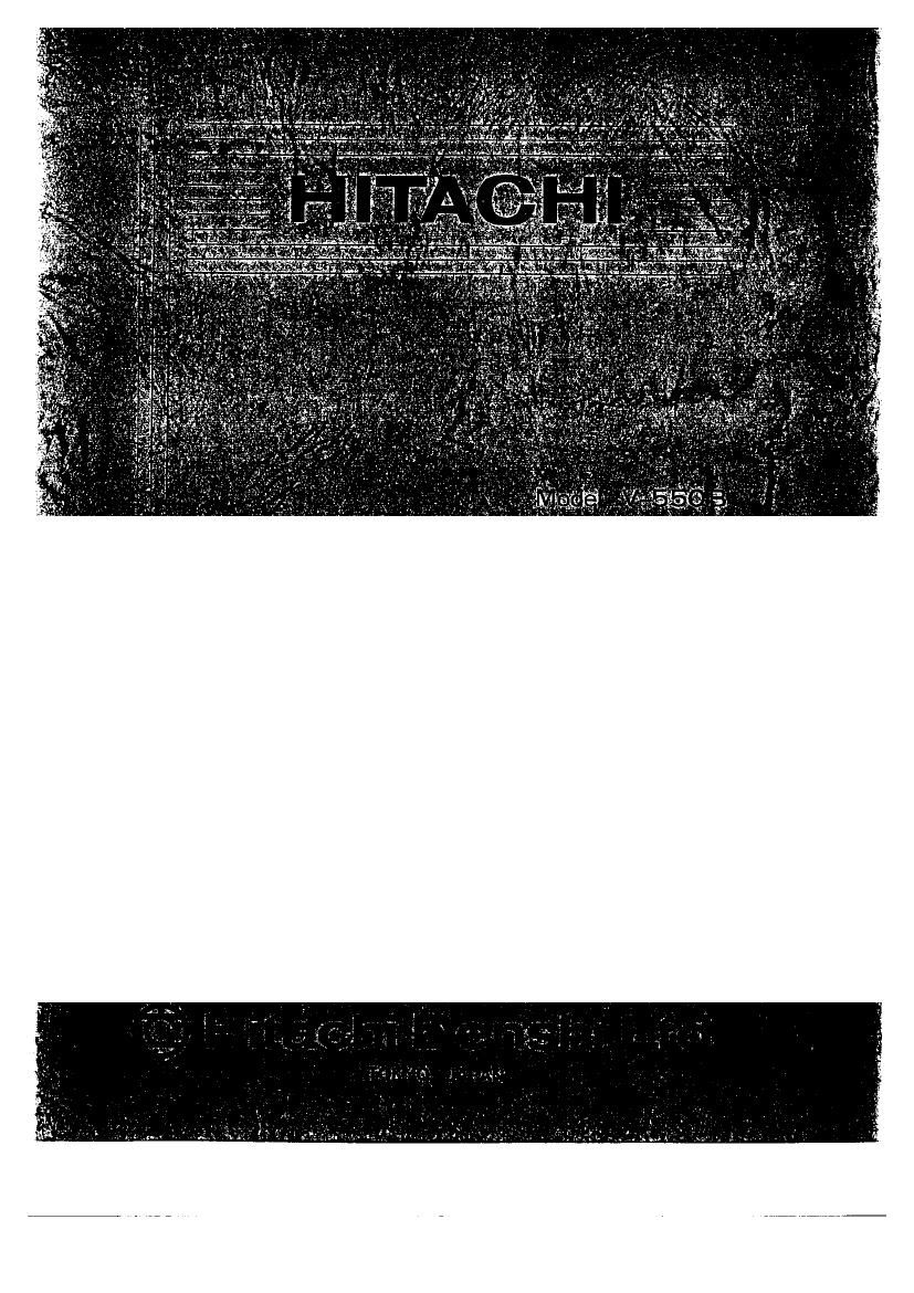 Hitachi V 550 B Service Manual