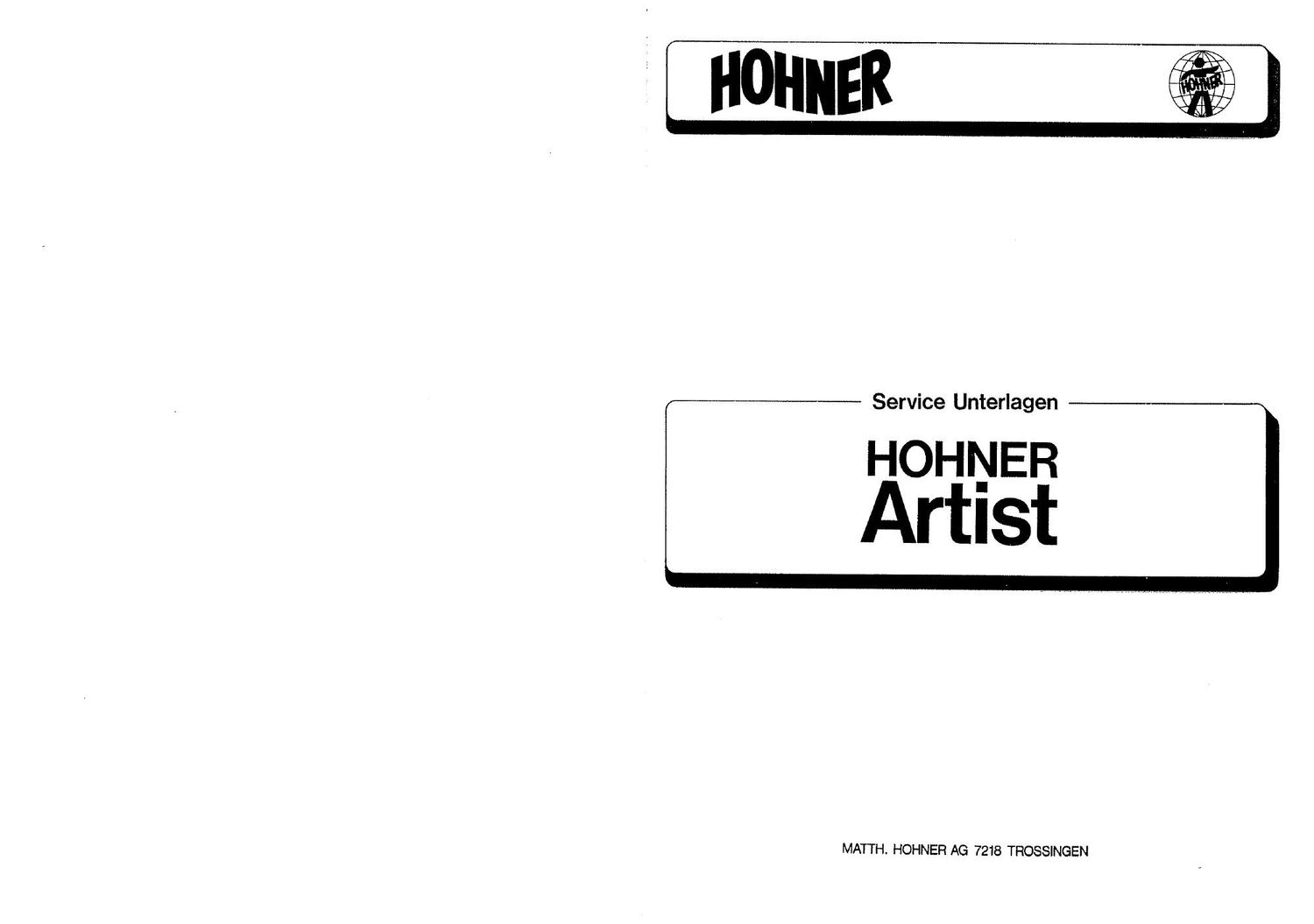 hohner artist schematics