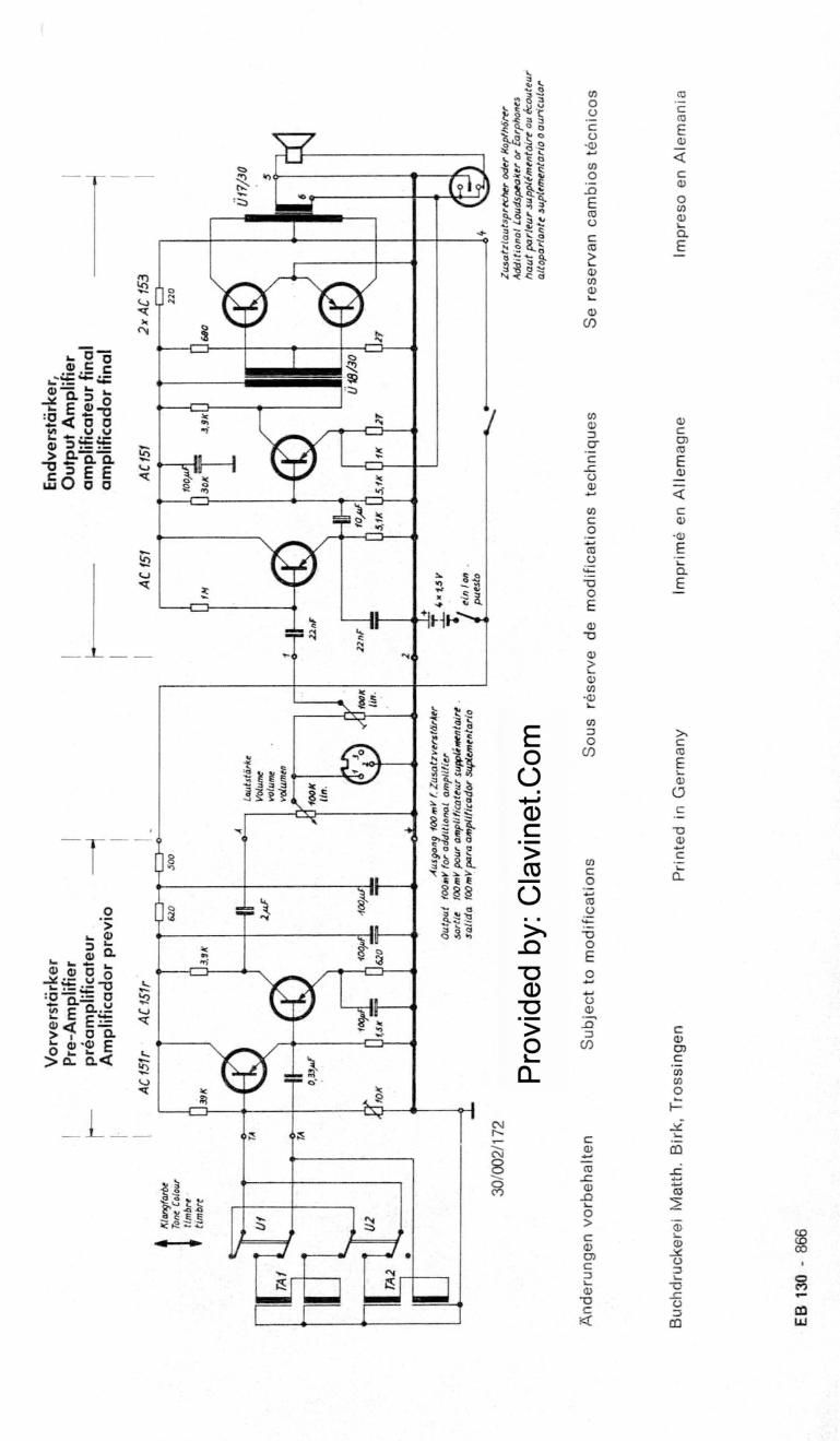 hohner clavinet 1 schematic