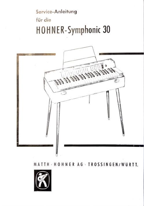 Hohner Symphonic 30 service anleitung