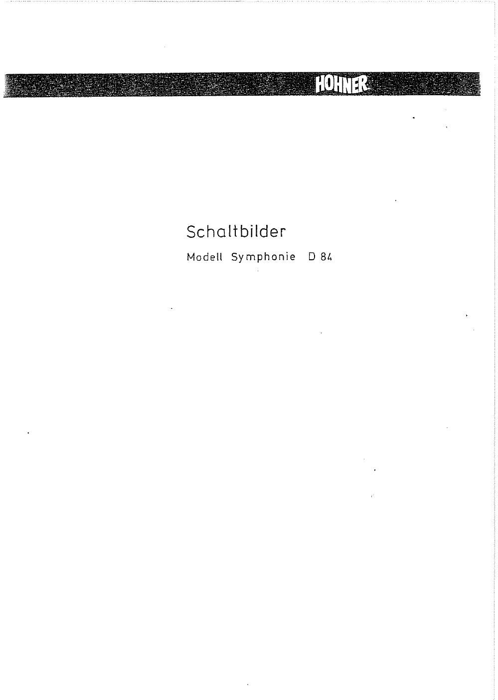 hohner symphonie d84 service manual