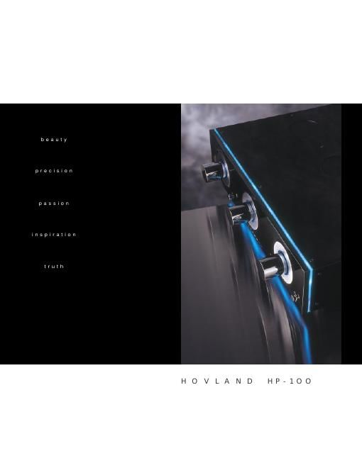 hovland hp 100 brochure