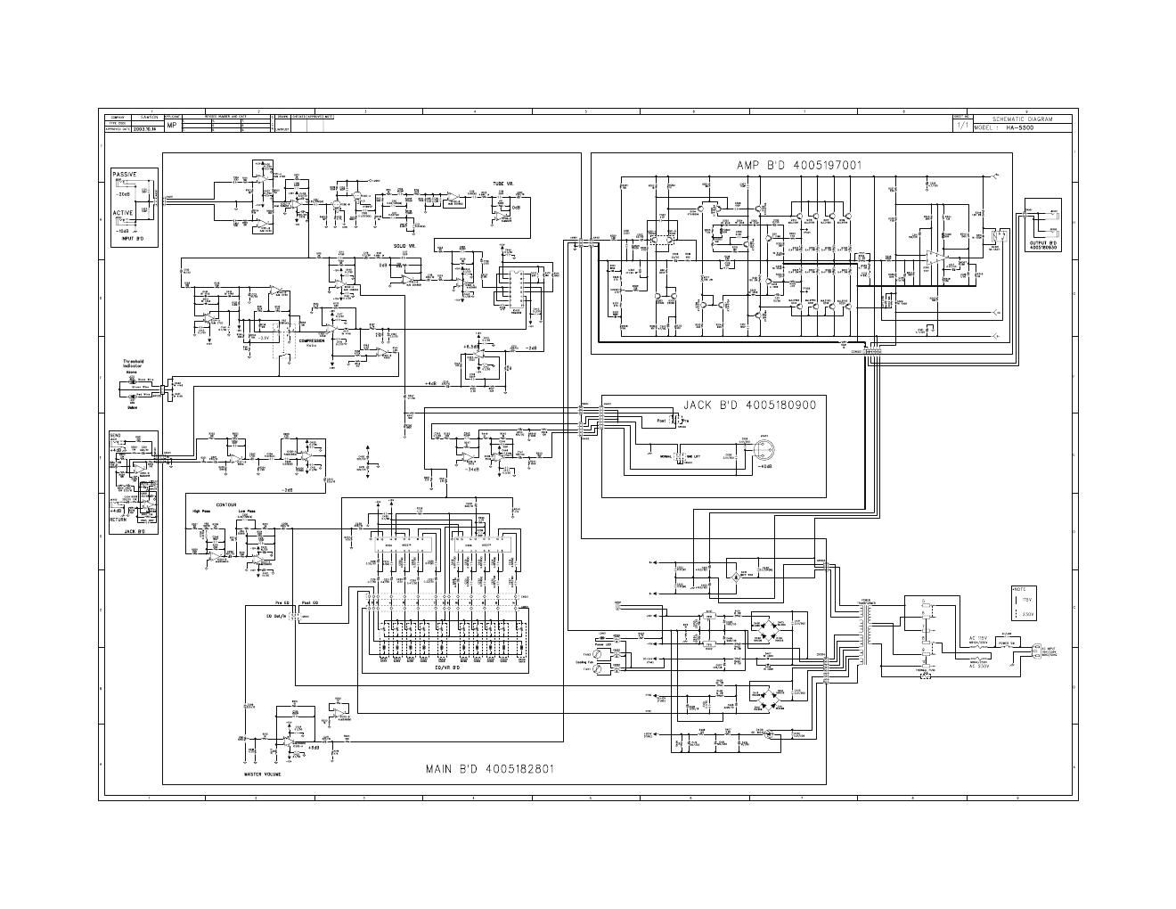 hartke ha 5500 schematic