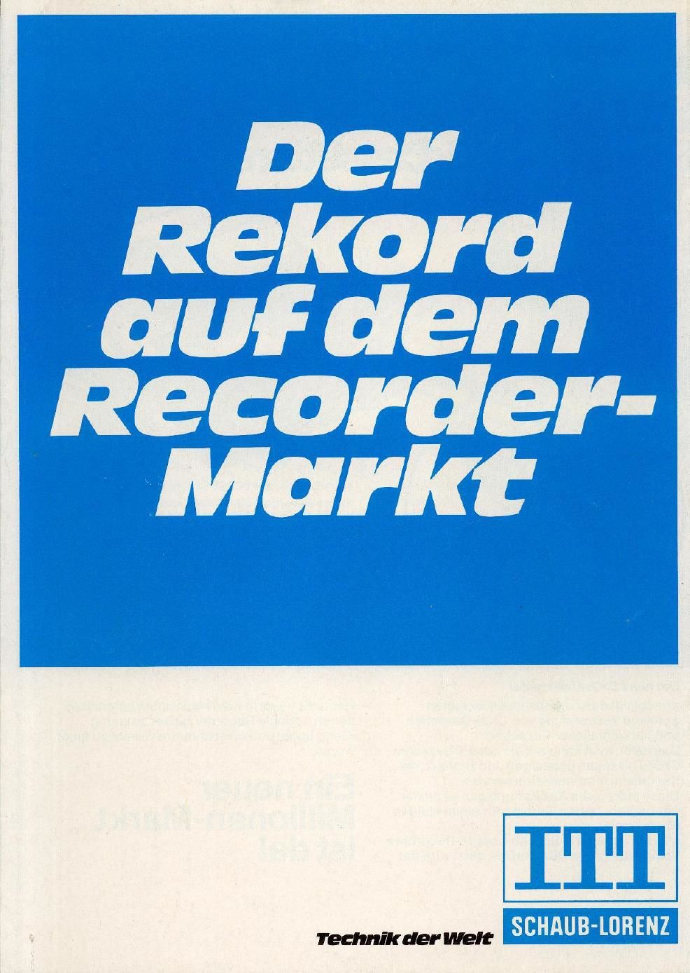 itt 1972 Recorder