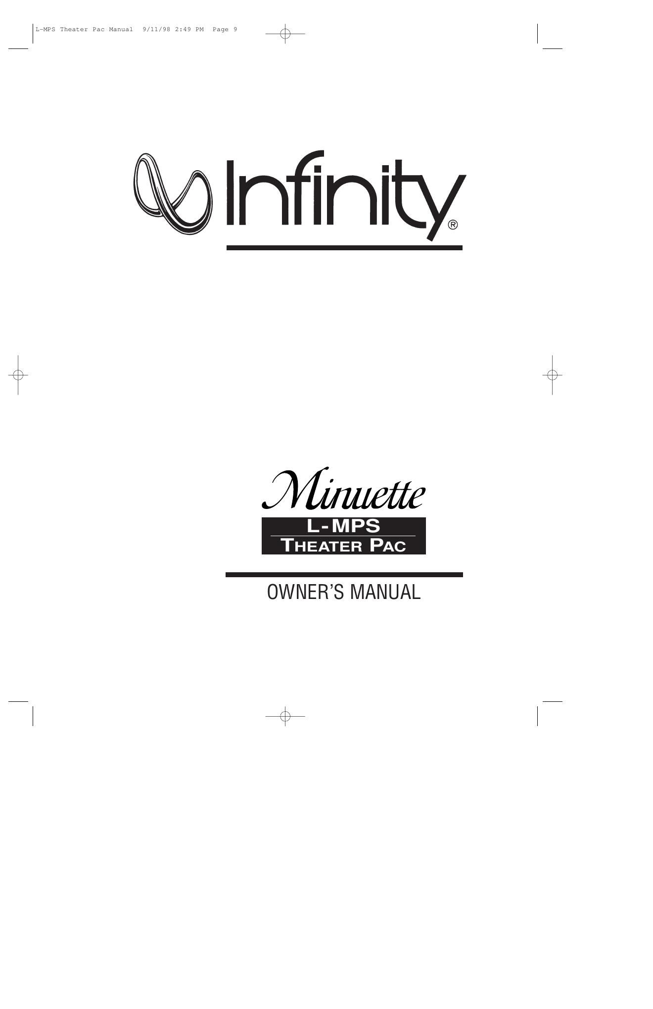 infinity l mps ownersmanual