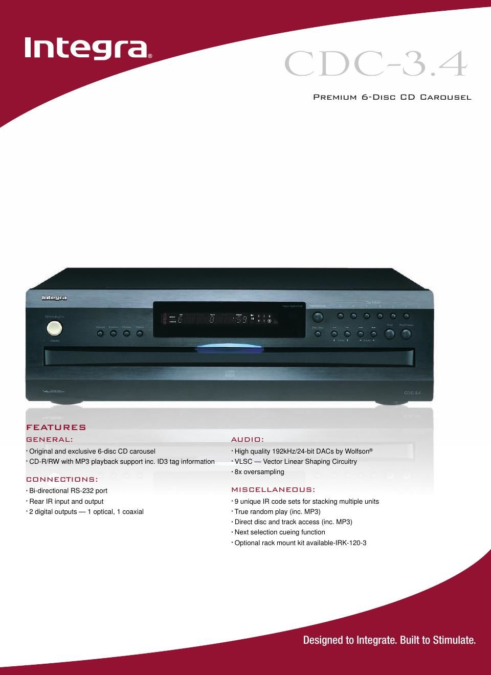 integra cdc 3 4 brochure