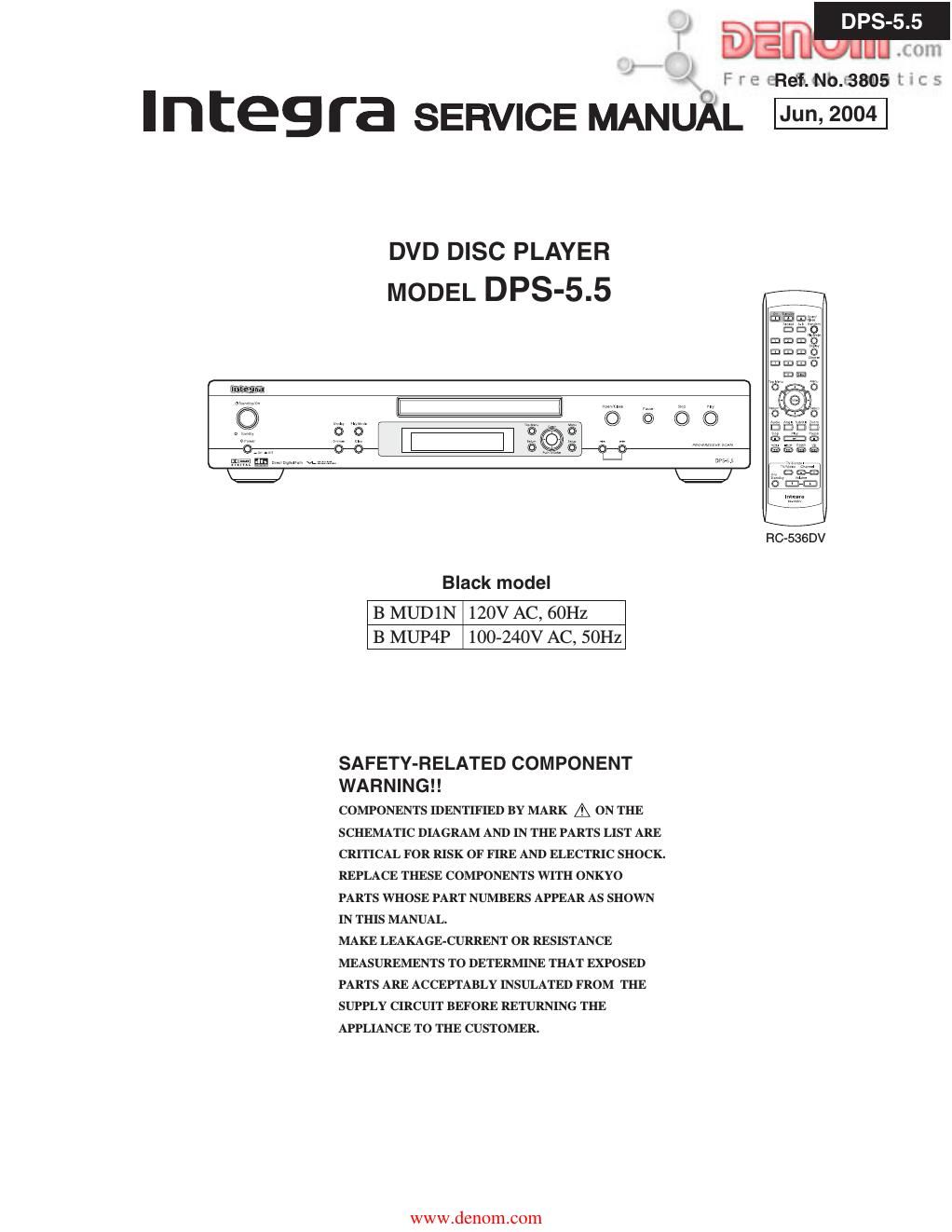 integra dps 5 5 service manual