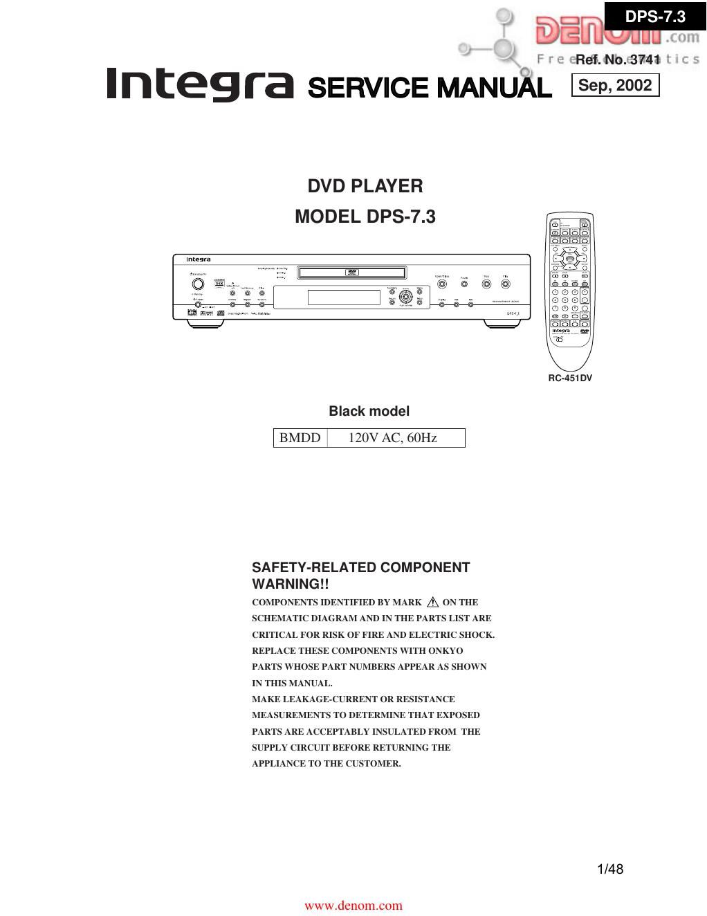 integra dps 7 3 service manual