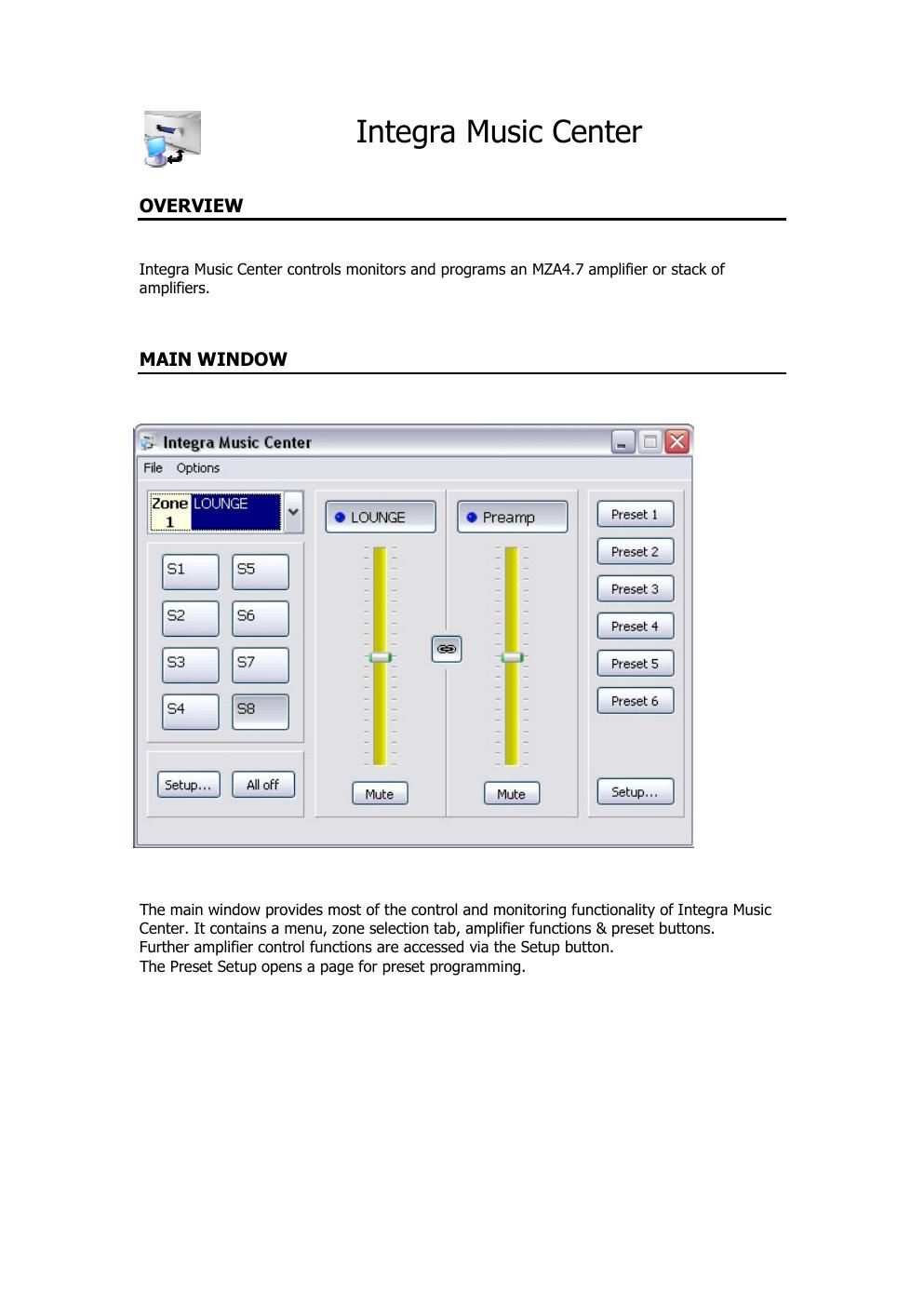 integra imc owners manual