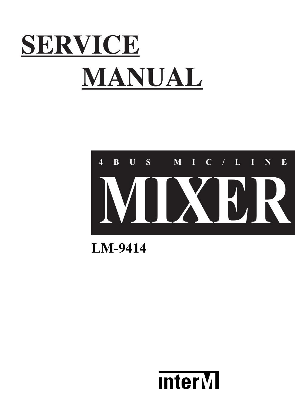 interm lm 9414 line mixer