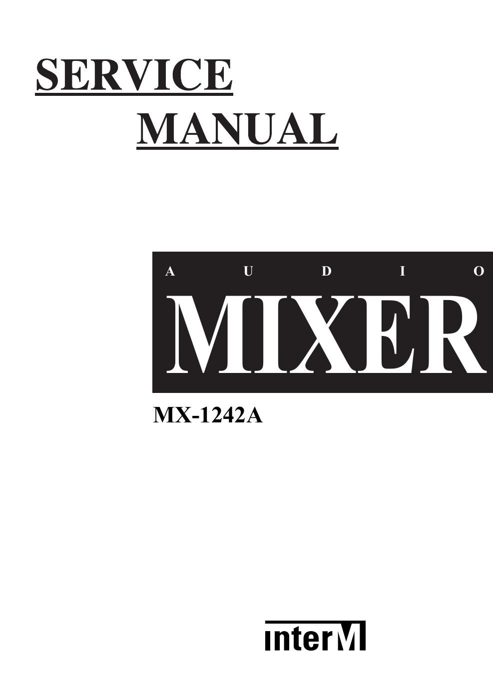 interm mx 1242a mixer