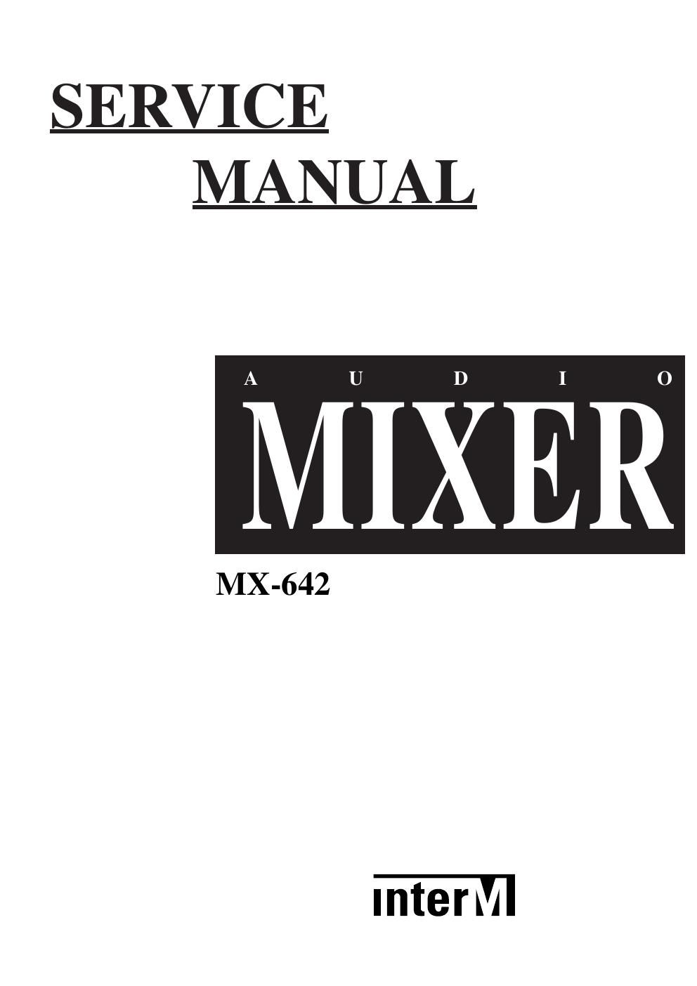 interm mx 642 mixer