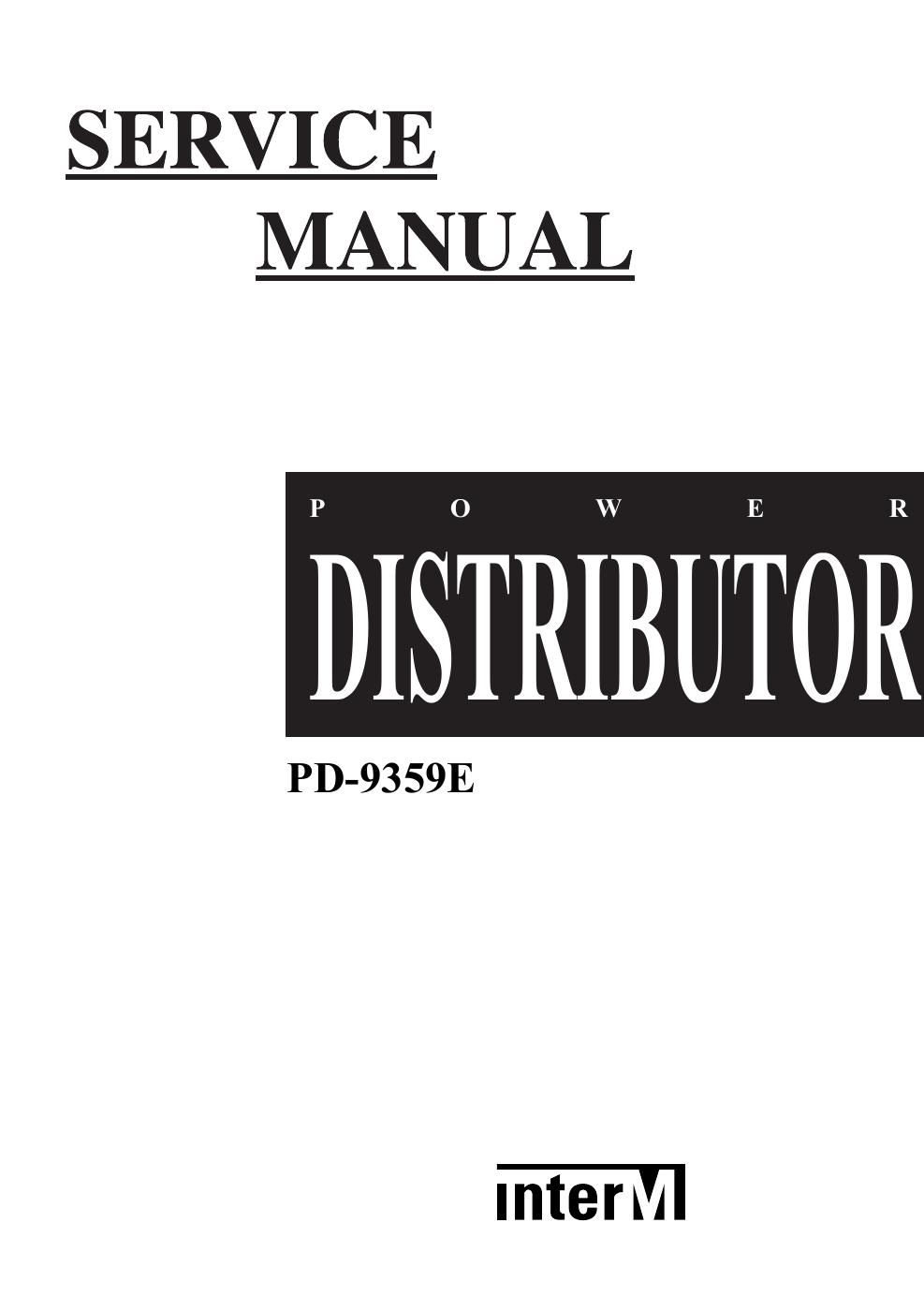 interm pd 9359e power distributor