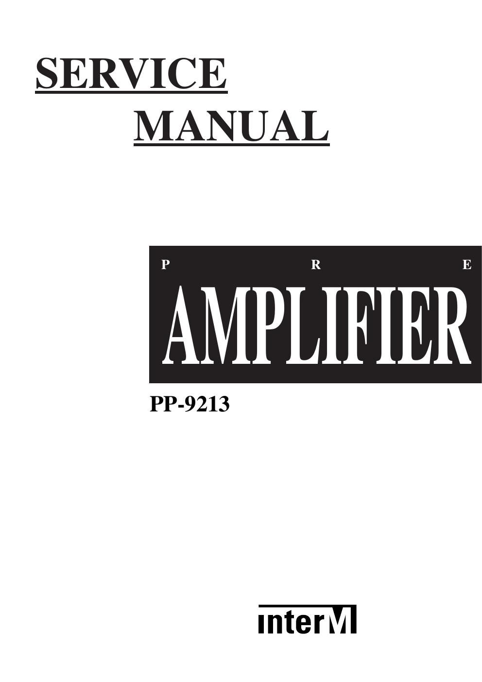 interm pp 9213 preamp