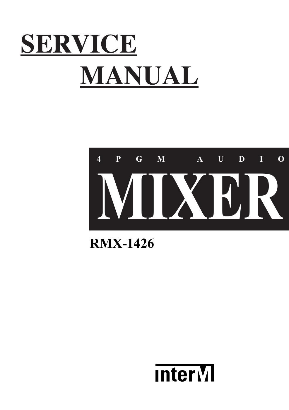 interm rmx 1426 mixer