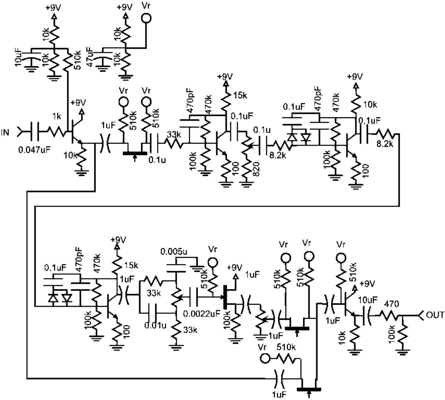 Ibanez FZ 5 60s Fuzz Schematic