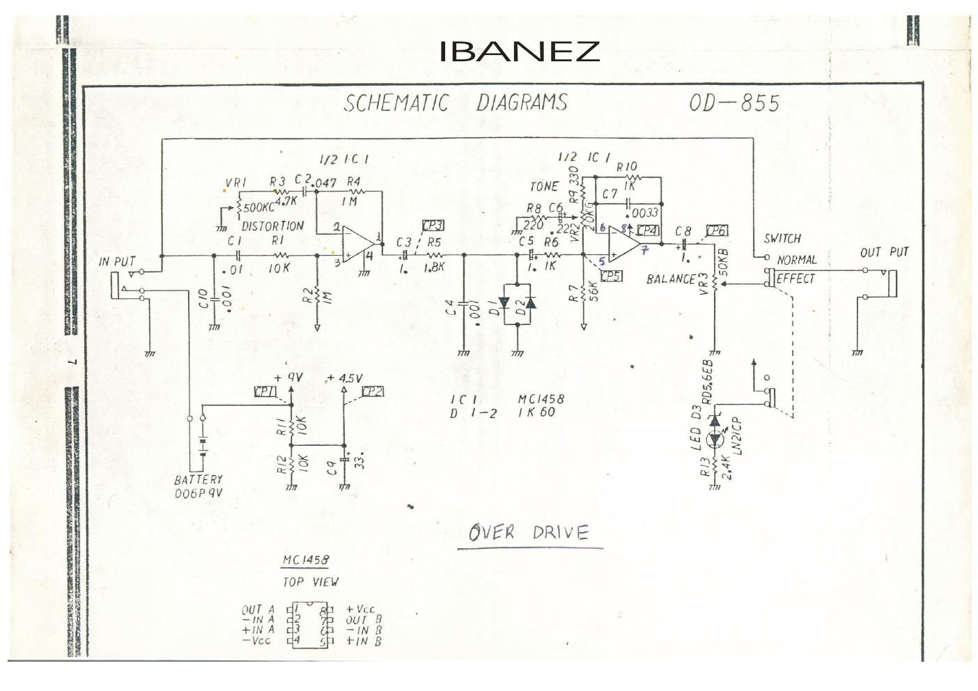 IBANEZ OD 855