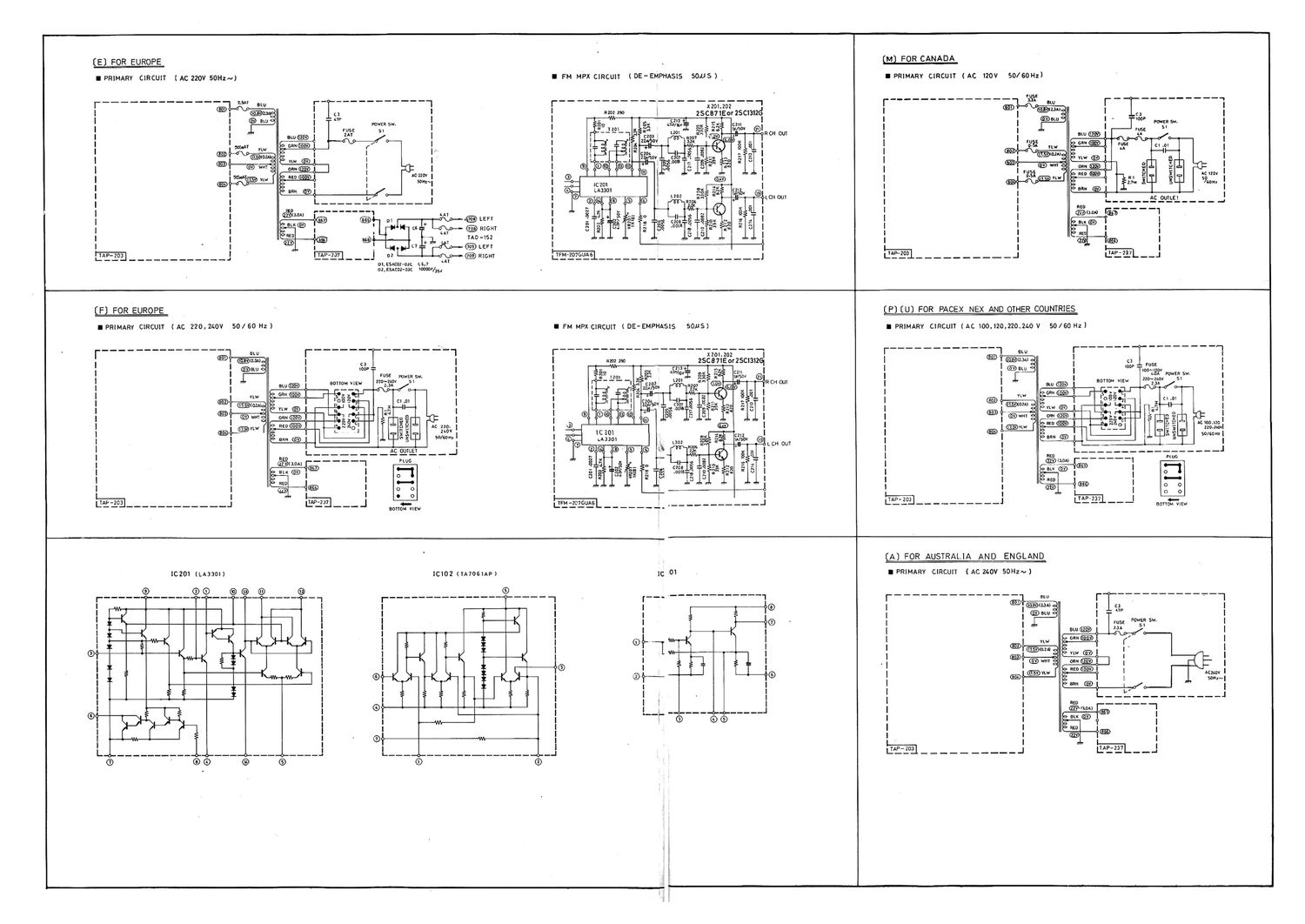 Jvc 4 VR 5446 X Schematic