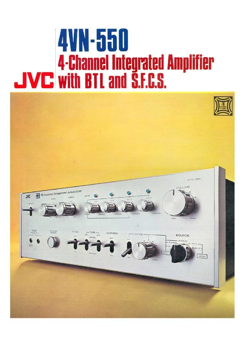 Jvc 4VN 550 Brochure
