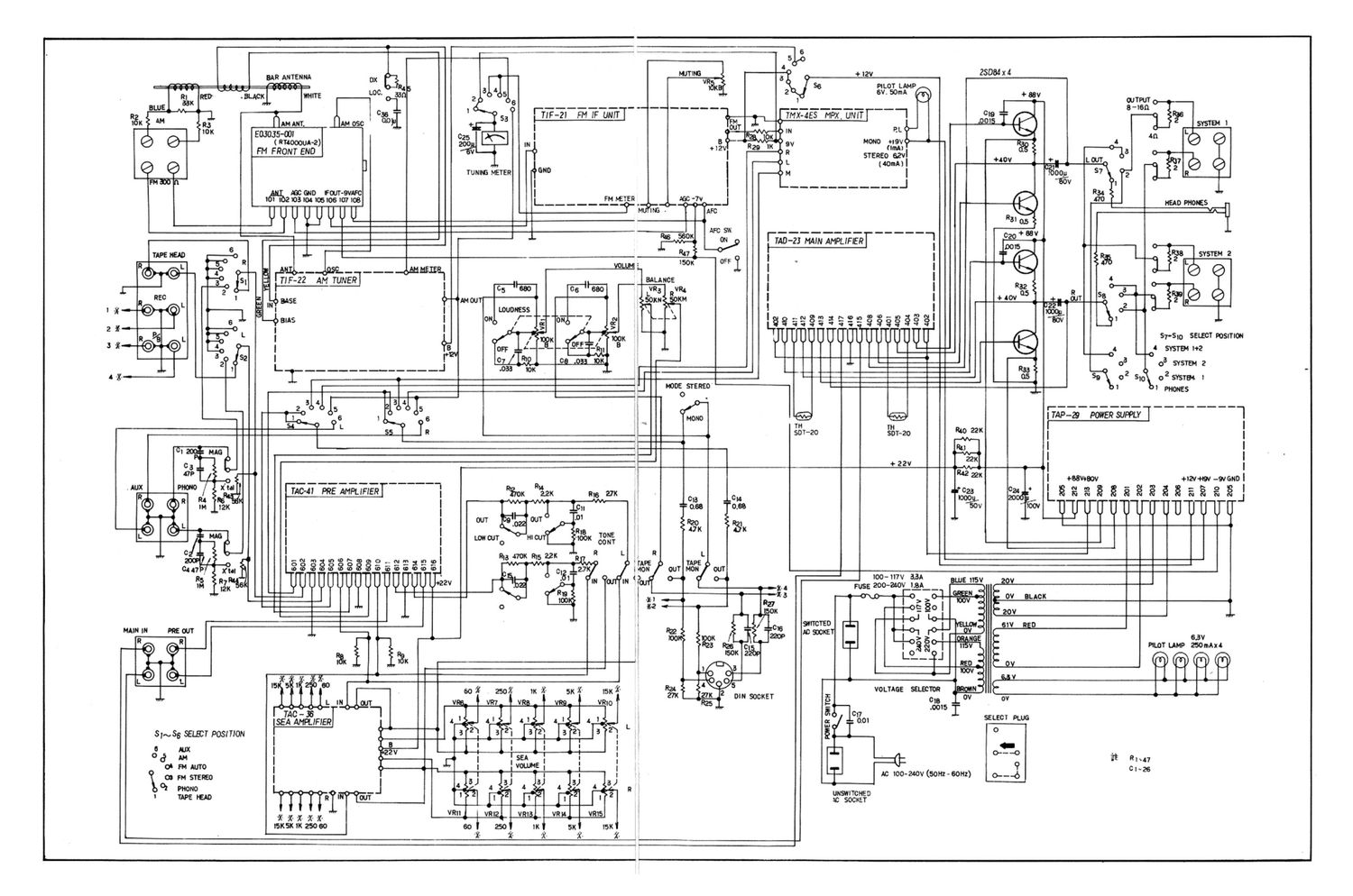 Jvc 5003 WM Schematic